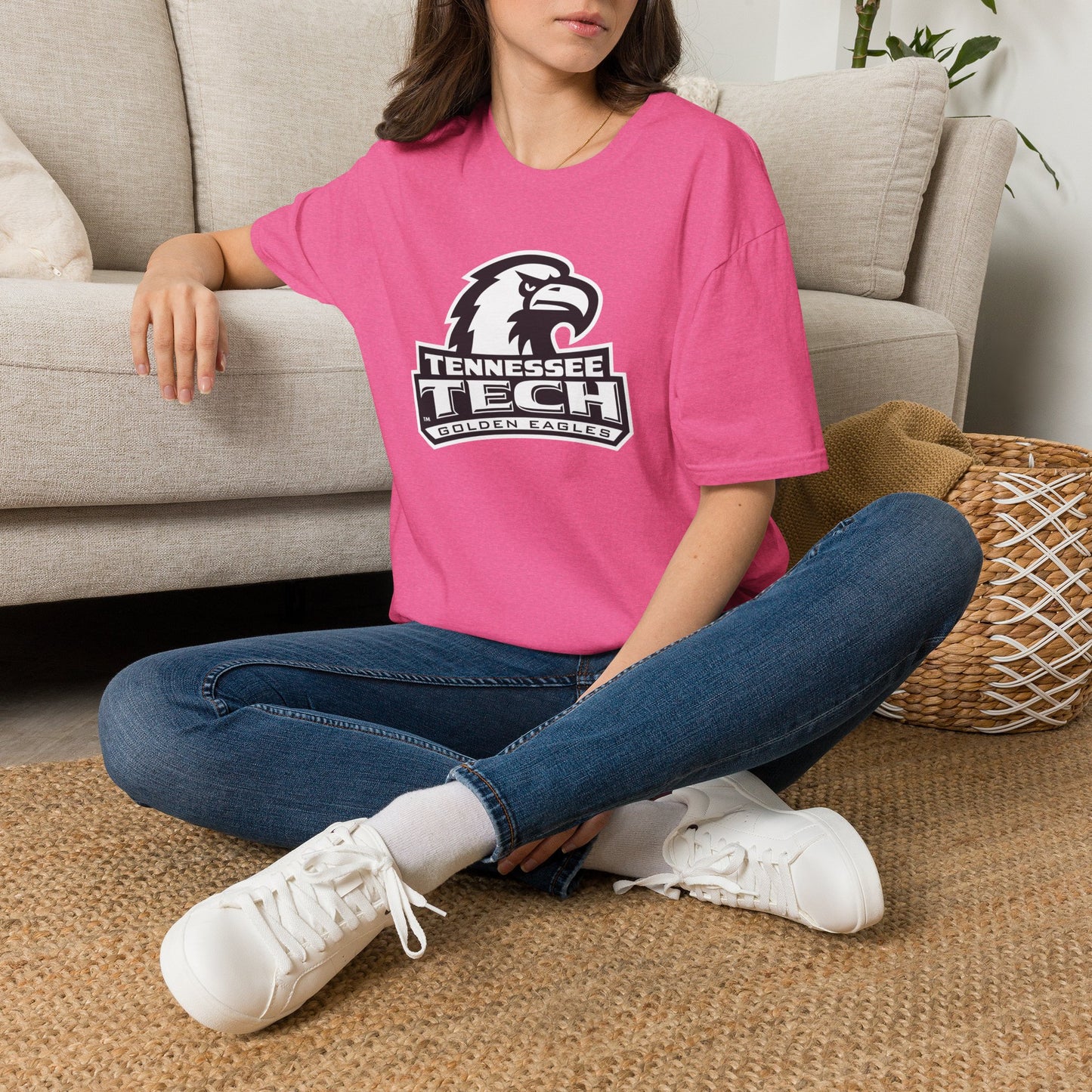 Tennessee Tech Golden Eagles Pink Out T-Shirt — College Logo Tee