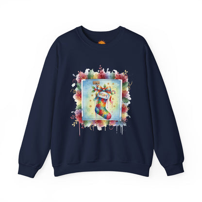 Hopeful Holiday Crewneck Sweatshirt