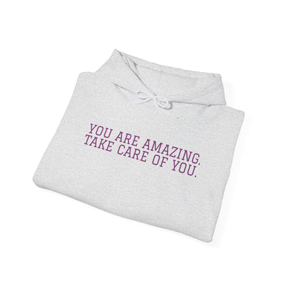 You Are Amazing Hoodie — Positive Message Dolly Sun Graphic Sweatshirt