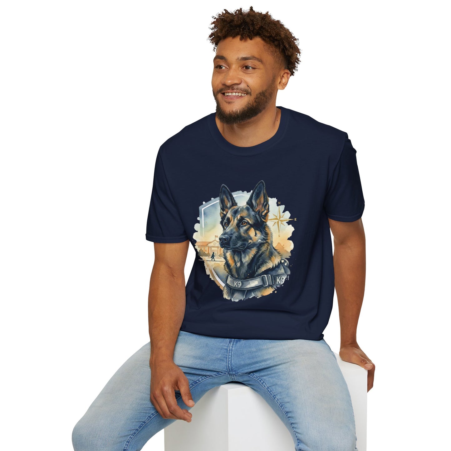 K9 German Shepherd Tribute T‑Shirt – Police Dog Memorial Tee - The Protector