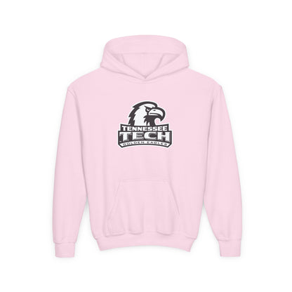 Tennessee Tech Youth Hoodie — Pink Eagle Logo Sweatshirt