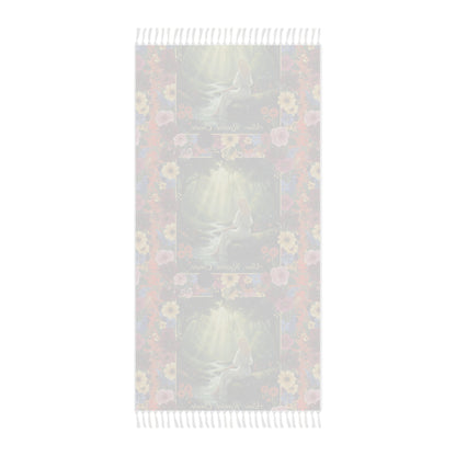 The Amanda - Boho Floral Beach Blanket - Embrace Nature's Serenity
