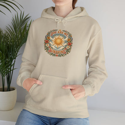 You Are My Sunshine Floral Hoodie
