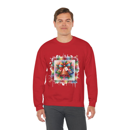 Christmas Bell Crewneck Sweatshirt | Festive Holiday Apparel