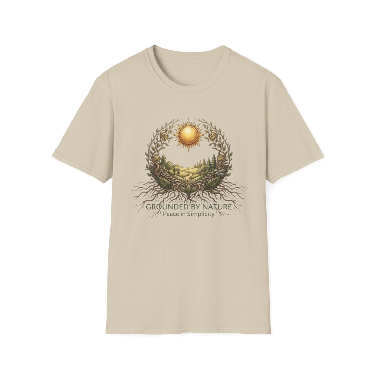 Nature Sunscape T-Shirt — Surrounded by Nature Graphic