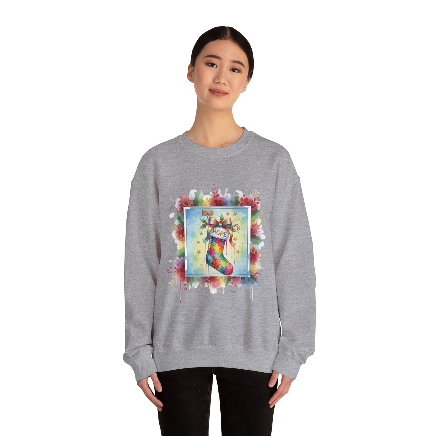 Hopeful Holiday Crewneck Sweatshirt