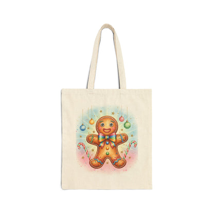 Gingerbread Cookie Holiday Tote Bag