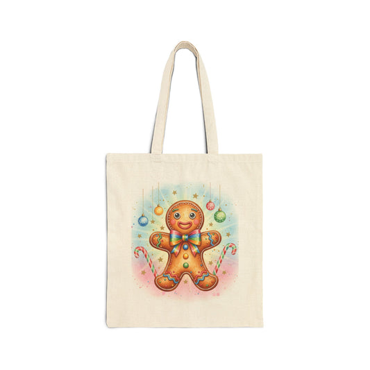 Gingerbread Cookie Holiday Tote Bag