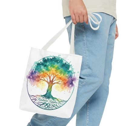 Colorful Kindness Tree Tote Bag