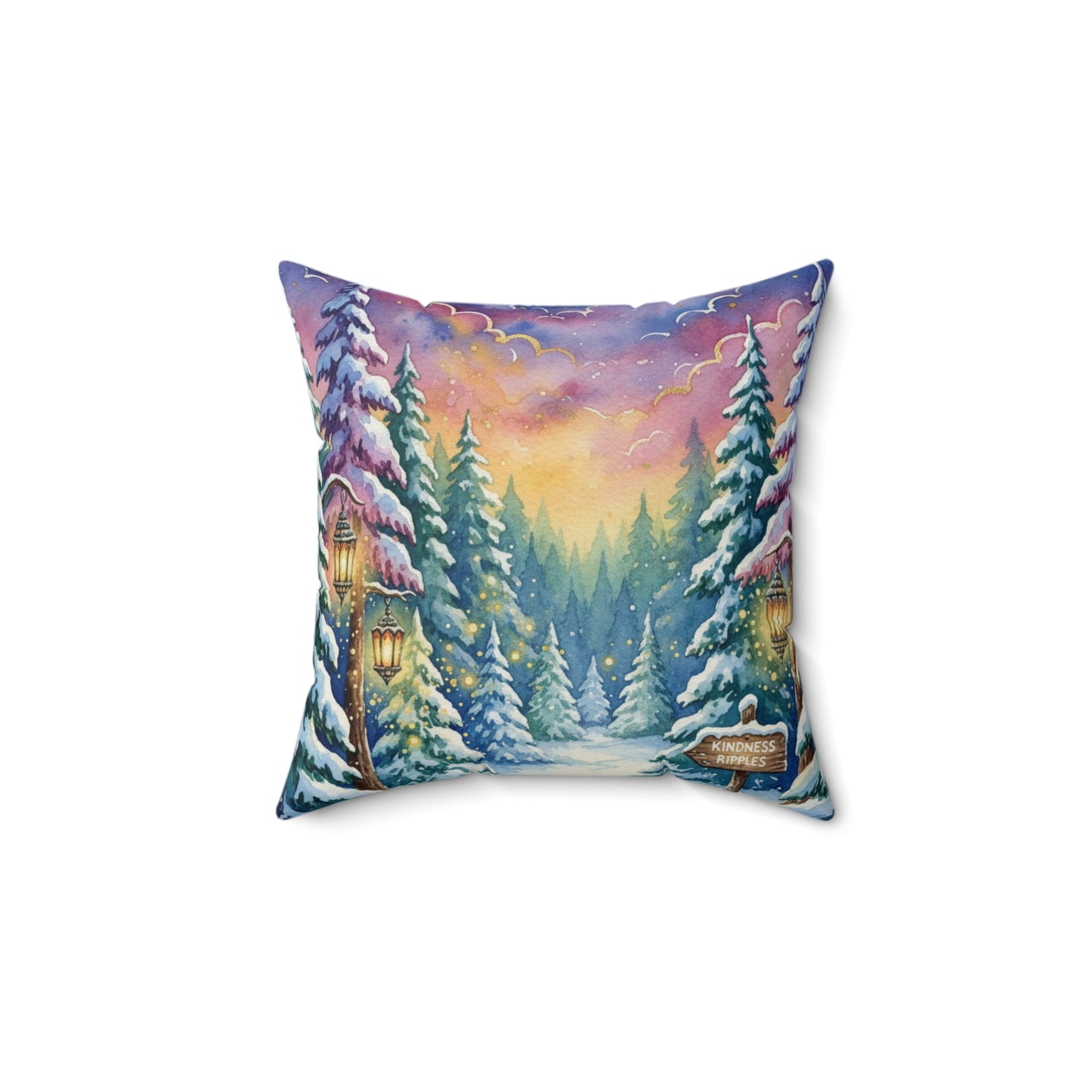 Winter Wonderland Square Pillow