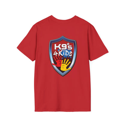 K9s.org Unisex T-Shirt with K9s4KIDs Logo Fundraiser Design