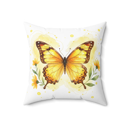 Pillow Butterfly Design Square Pillow