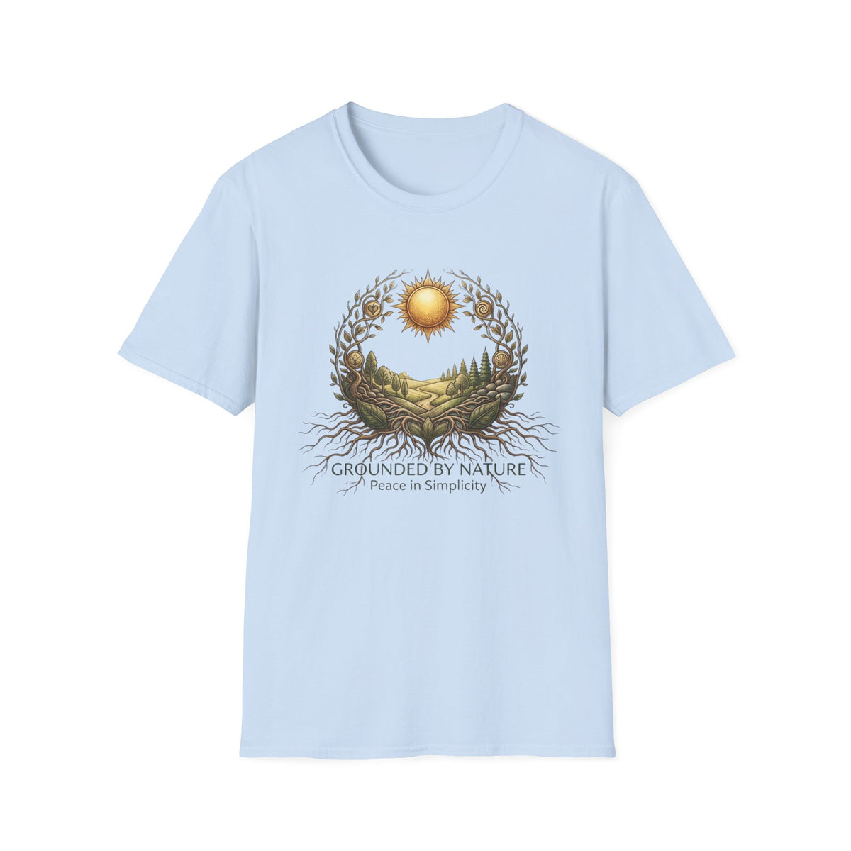 Nature Sunscape T-Shirt — Surrounded by Nature Graphic