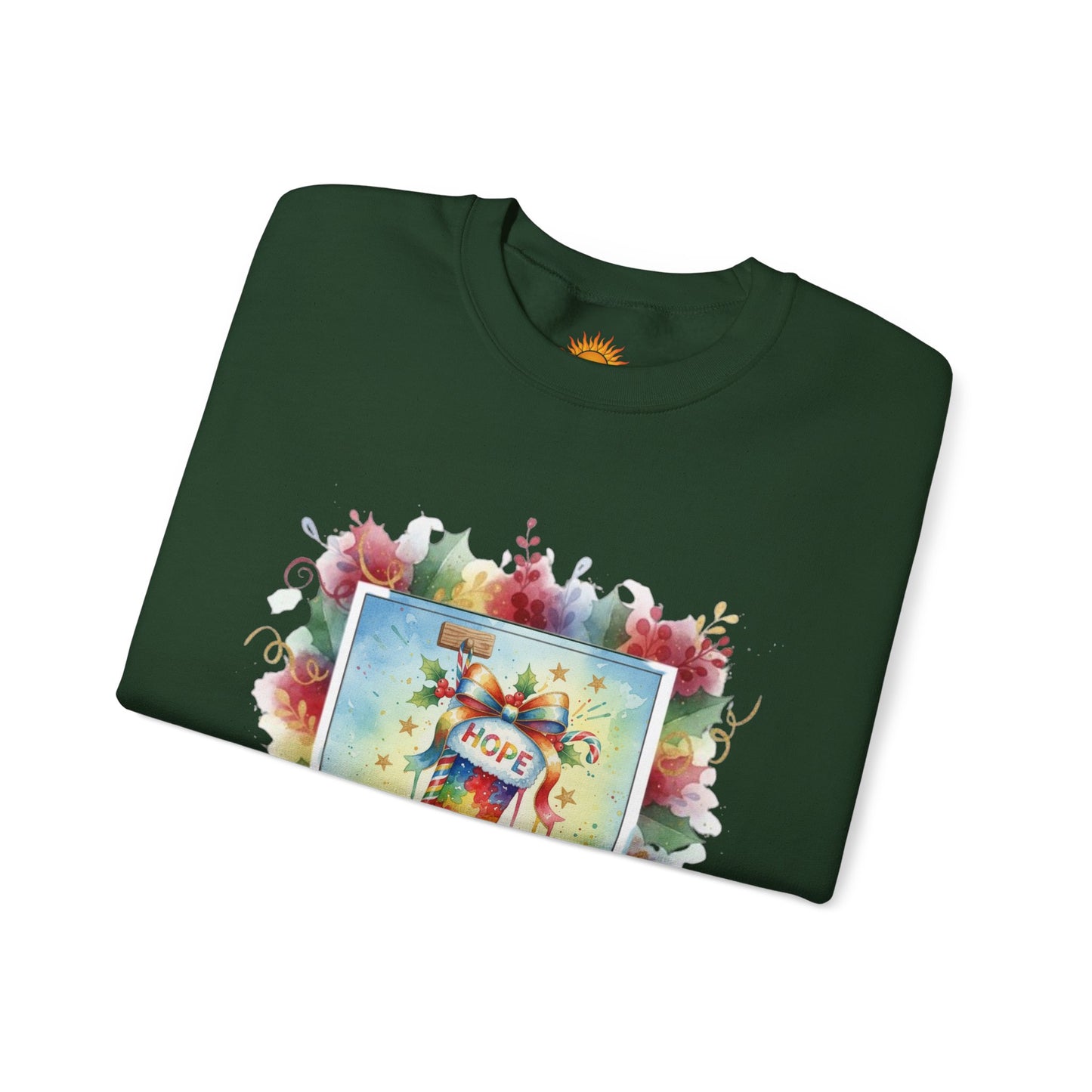 Hopeful Holiday Crewneck Sweatshirt