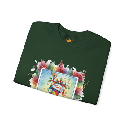 Hopeful Holiday Crewneck Sweatshirt