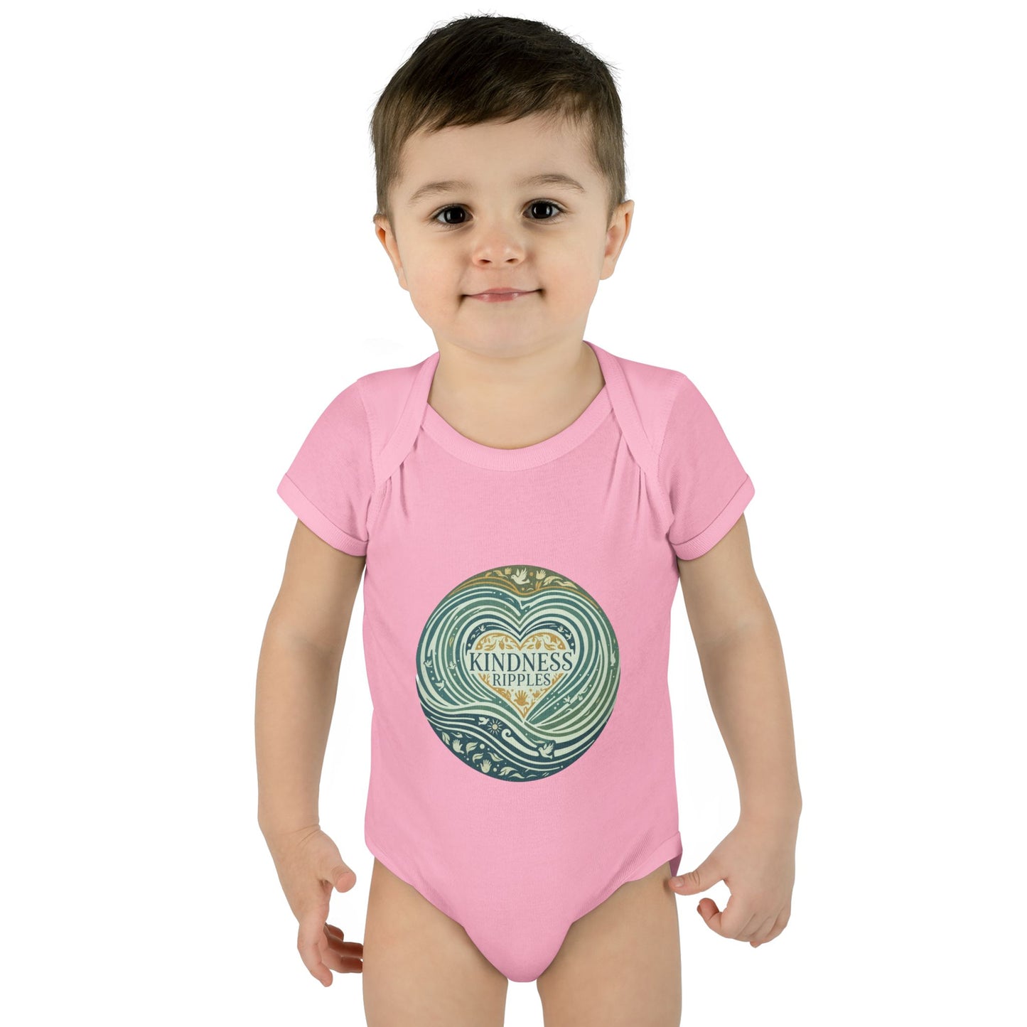 Kindness Ripples Infant Baby Bodysuit - Cute Baby Clothes for Newborns