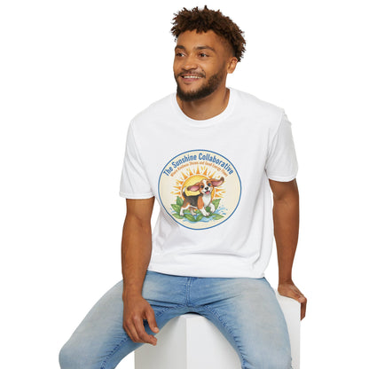 T-Shirt — 'The Sunshine Collaborative' Cute Beagle Sun Logo