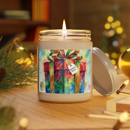 Festive Scented Soy Candle - 9oz Gift-Ready Design