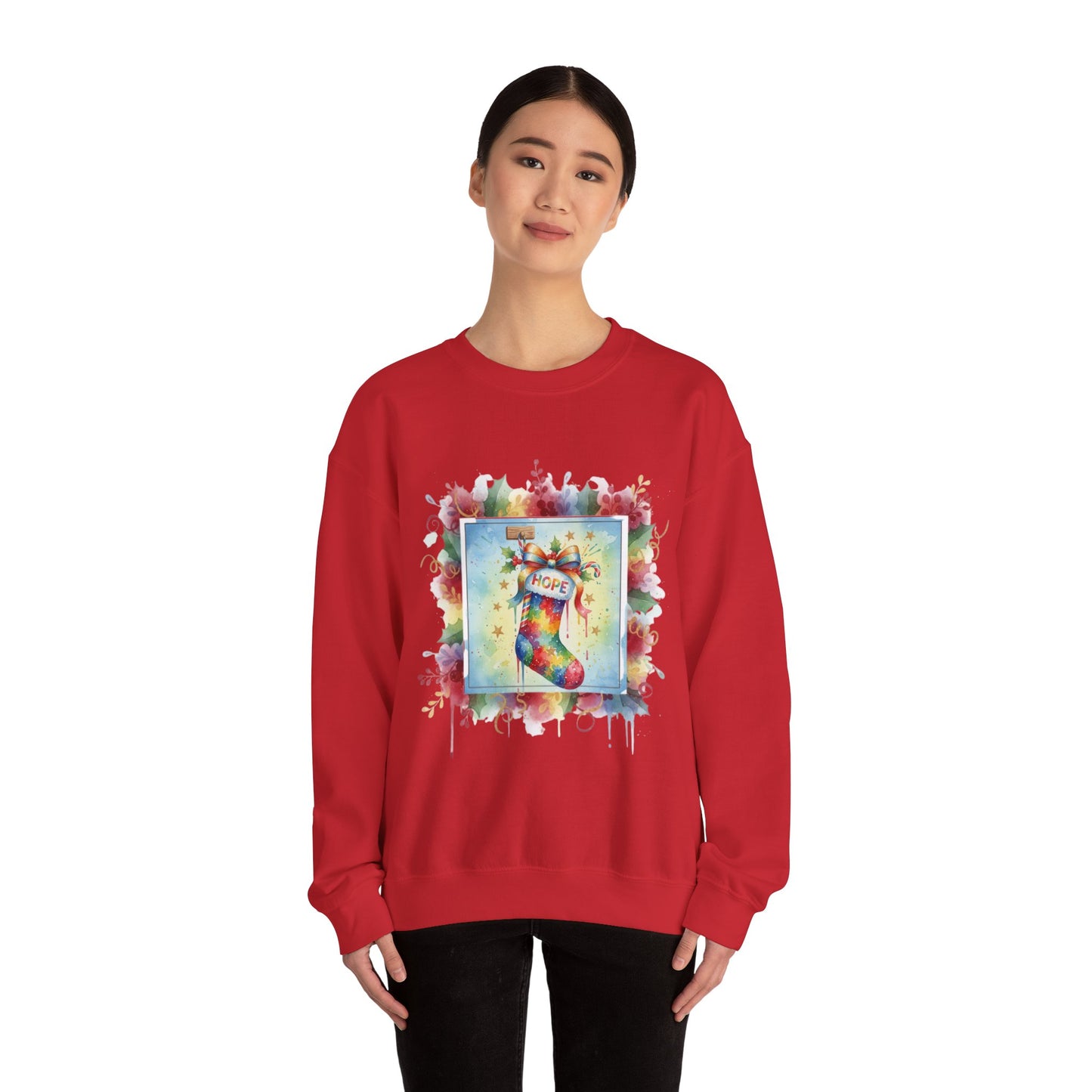 Hopeful Holiday Crewneck Sweatshirt