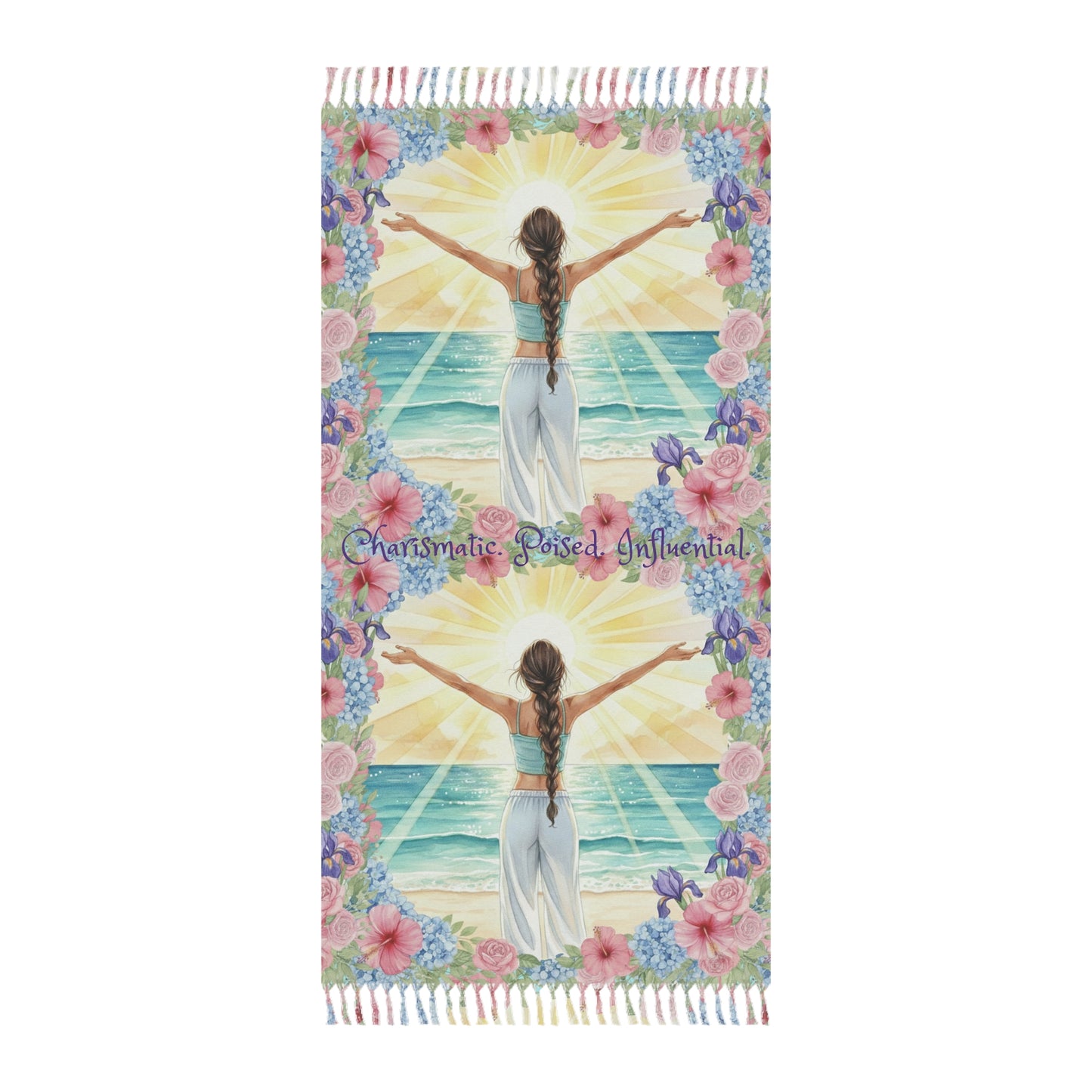 The Vivian - Boho Beach Towel - Charismatic & Poised Design for Summer Vibes
