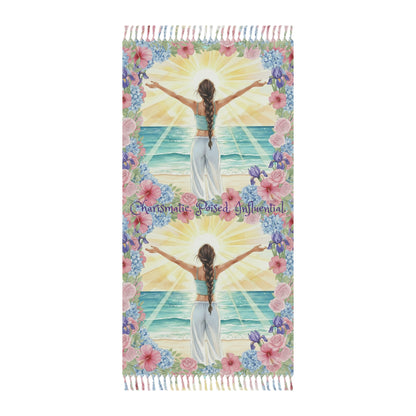 The Vivian - Boho Beach Towel - Charismatic & Poised Design for Summer Vibes