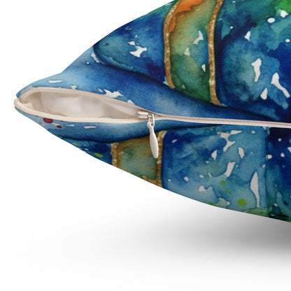 Christmas Gift Themed Square Pillow