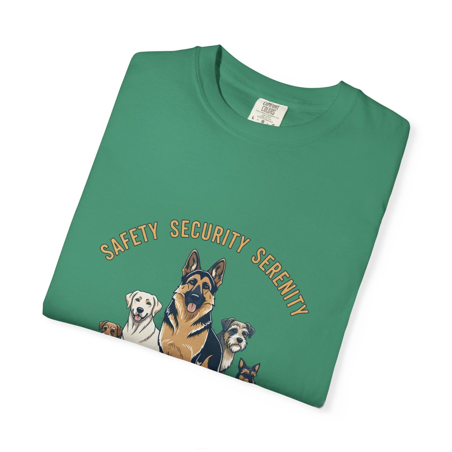 Safety Security Serenity T-Shirt — Dog Pack Graphic Tee
