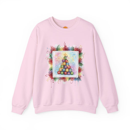 “Festive Ornaments” Unisex Crewneck Sweatshirt - Cozy Holiday Vibes