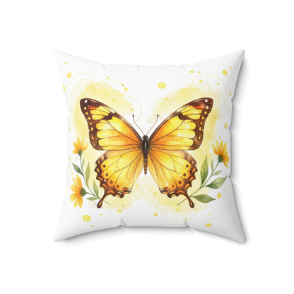Pillow Butterfly Design Square Pillow