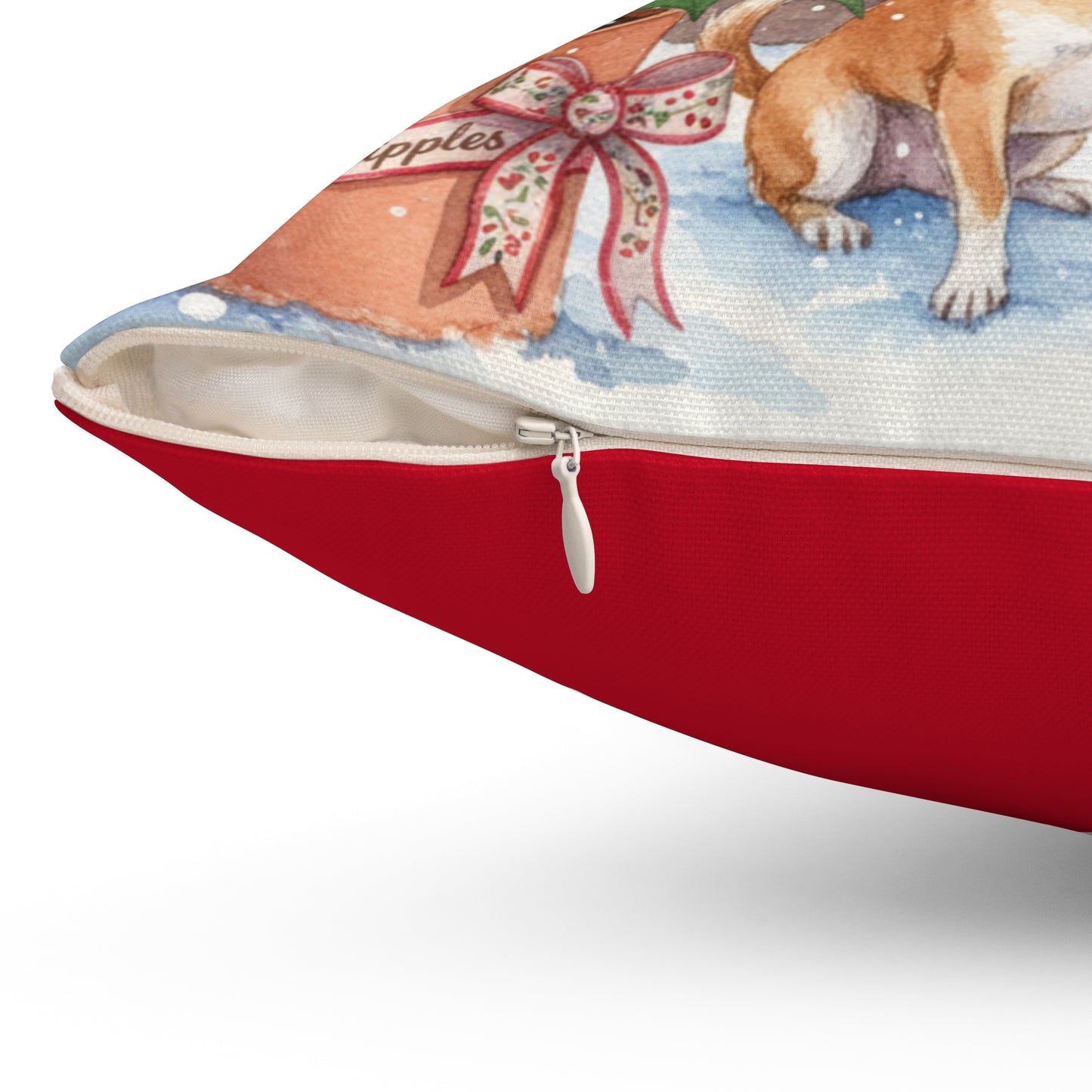Pillow Holiday Chihuahuas Spun Polyester
