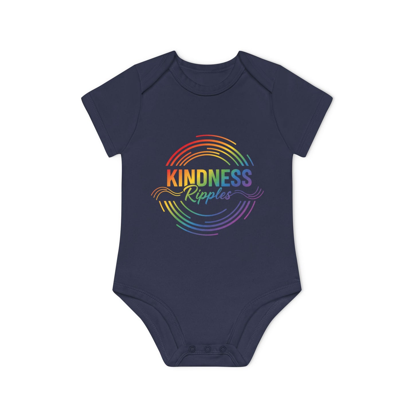 Rainbow Kindness Baby Bodysuit | Organic Baby Clothes, Cute Gift for Baby Showers, Infant Outfit, First Birthday, Cute Baby Gift