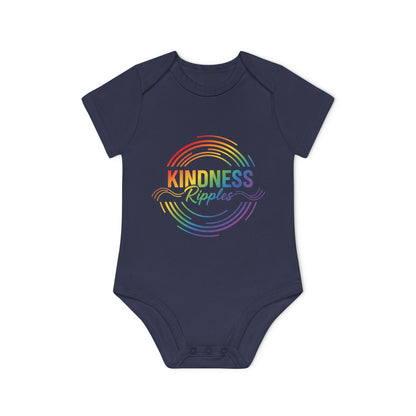 Rainbow Kindness Baby Bodysuit | Organic Baby Clothes, Cute Gift for Baby Showers, Infant Outfit, First Birthday, Cute Baby Gift