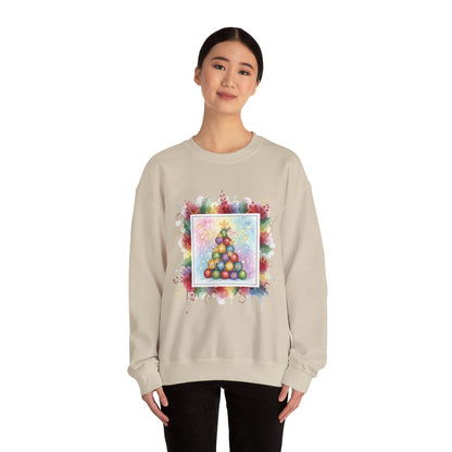 “Festive Ornaments” Unisex Crewneck Sweatshirt - Cozy Holiday Vibes