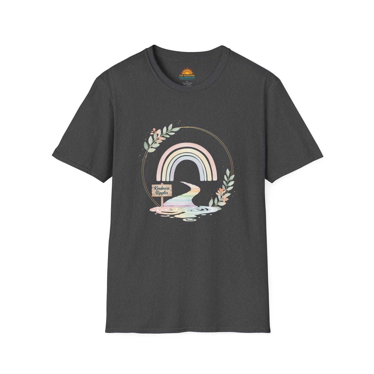 Rainbow River Unisex Softstyle T-Shirt - Soft and Stylish Casual Wear