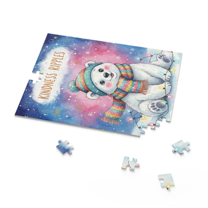 Polar Bear Kindness Puzzle - 120/252/500 Pieces
