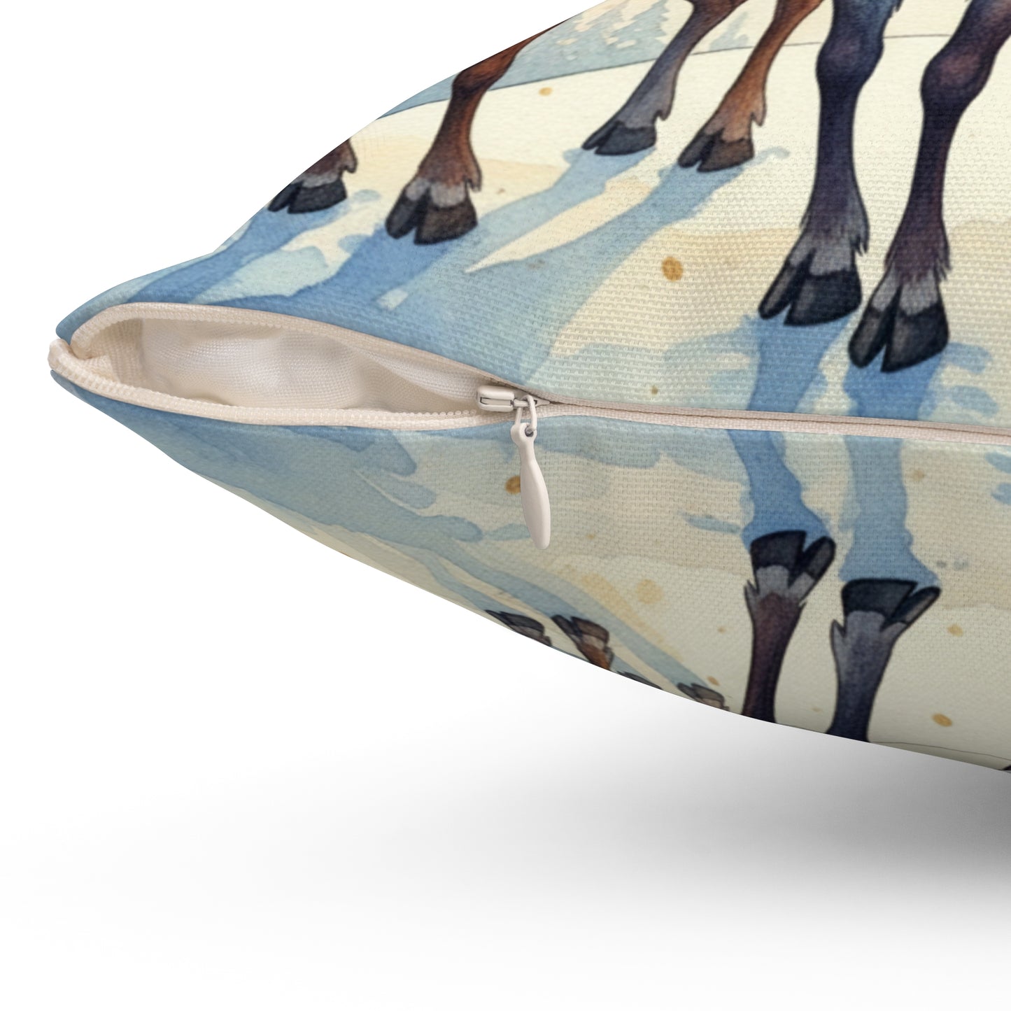 Christmas Reindeer Square Pillow