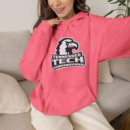 Tennessee Tech Eagles All-Pink Hoodie — College Logo Pullover for Game Day & Campus Wear