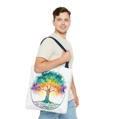 Colorful Kindness Tree Tote Bag