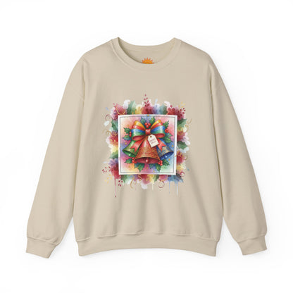Christmas Bell Crewneck Sweatshirt | Festive Holiday Apparel