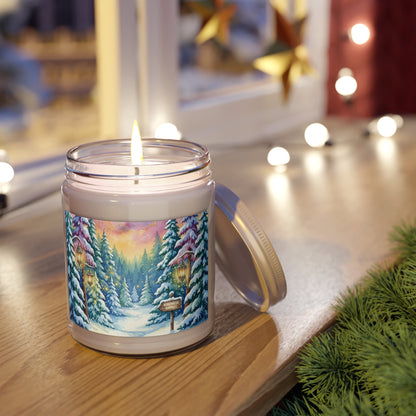 Winter Wonderland Scented Soy Candle - 9oz with Scenic Design