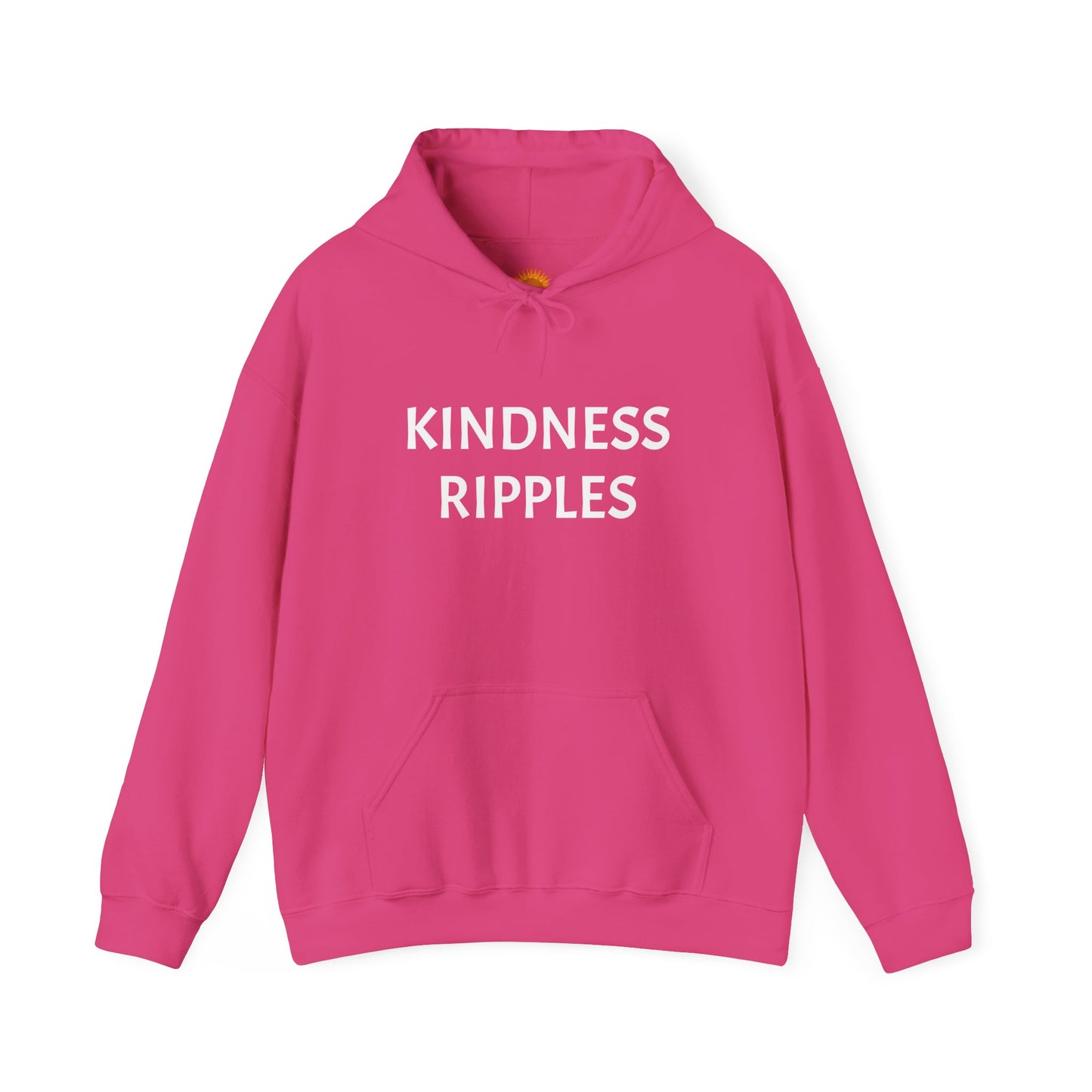 Kindness Ripples Unisex Heavy Blend Hooded Sweatshirt - Cozy and Inspiring Gift