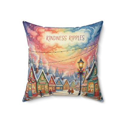 Kindness Ripples Decorative Pillow