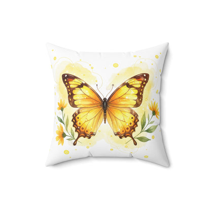 Pillow Butterfly Design Square Pillow