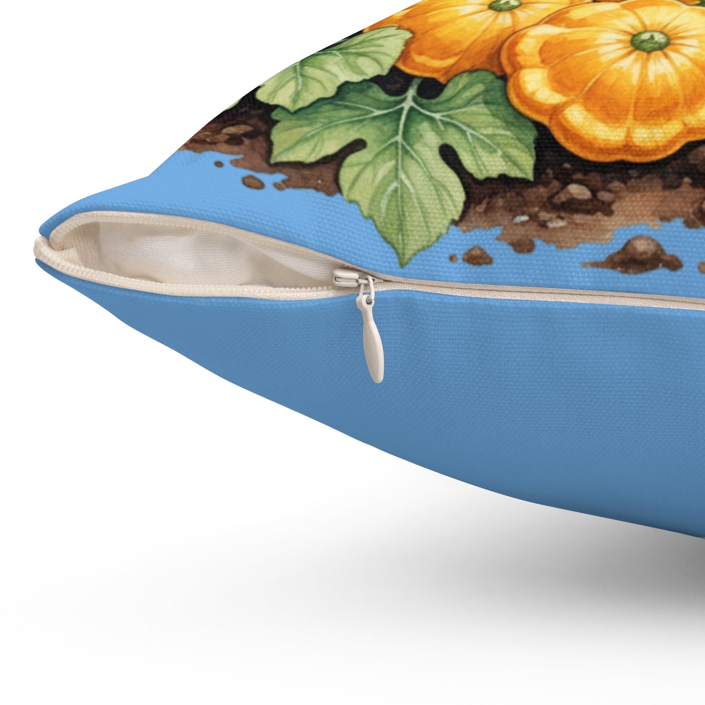 Garden Path of Sunshine: Watercolor Harvest Journey Pillow