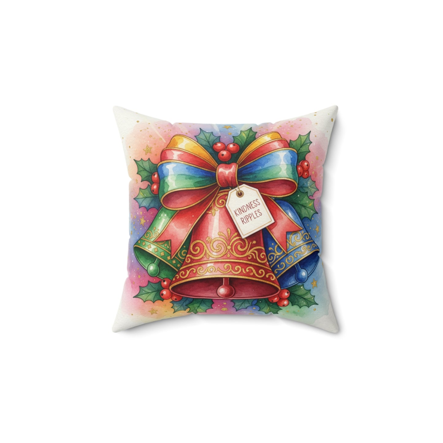 Christmas Bells Decorative Pillow