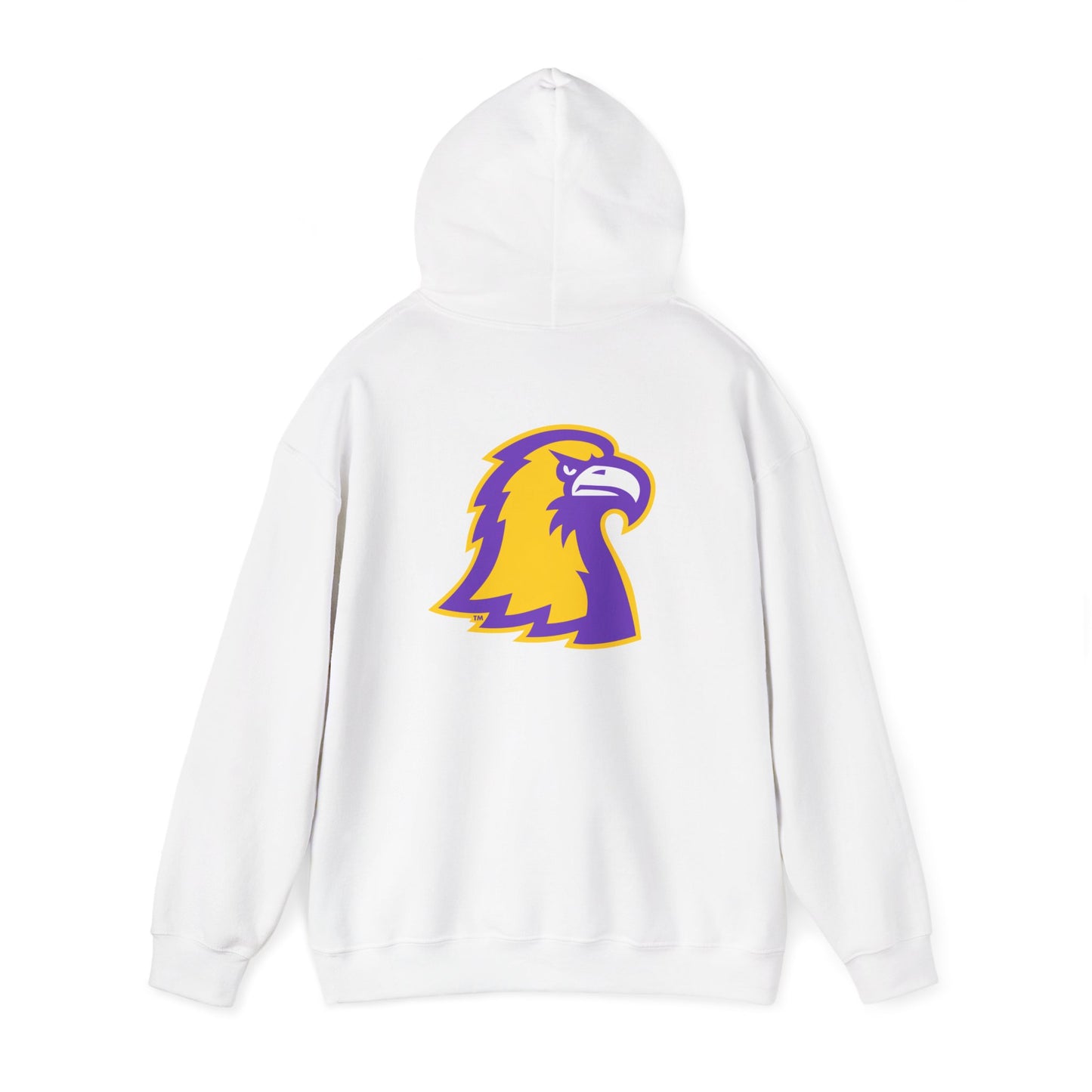 Beach Hoodie with Purple & Gold Eagle Graphic – TTU Team Spirit Sweatshirt