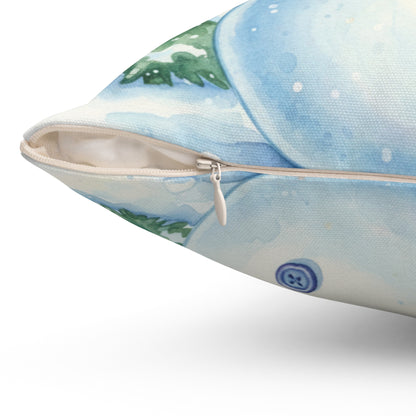 Christmas Snowman Pillow