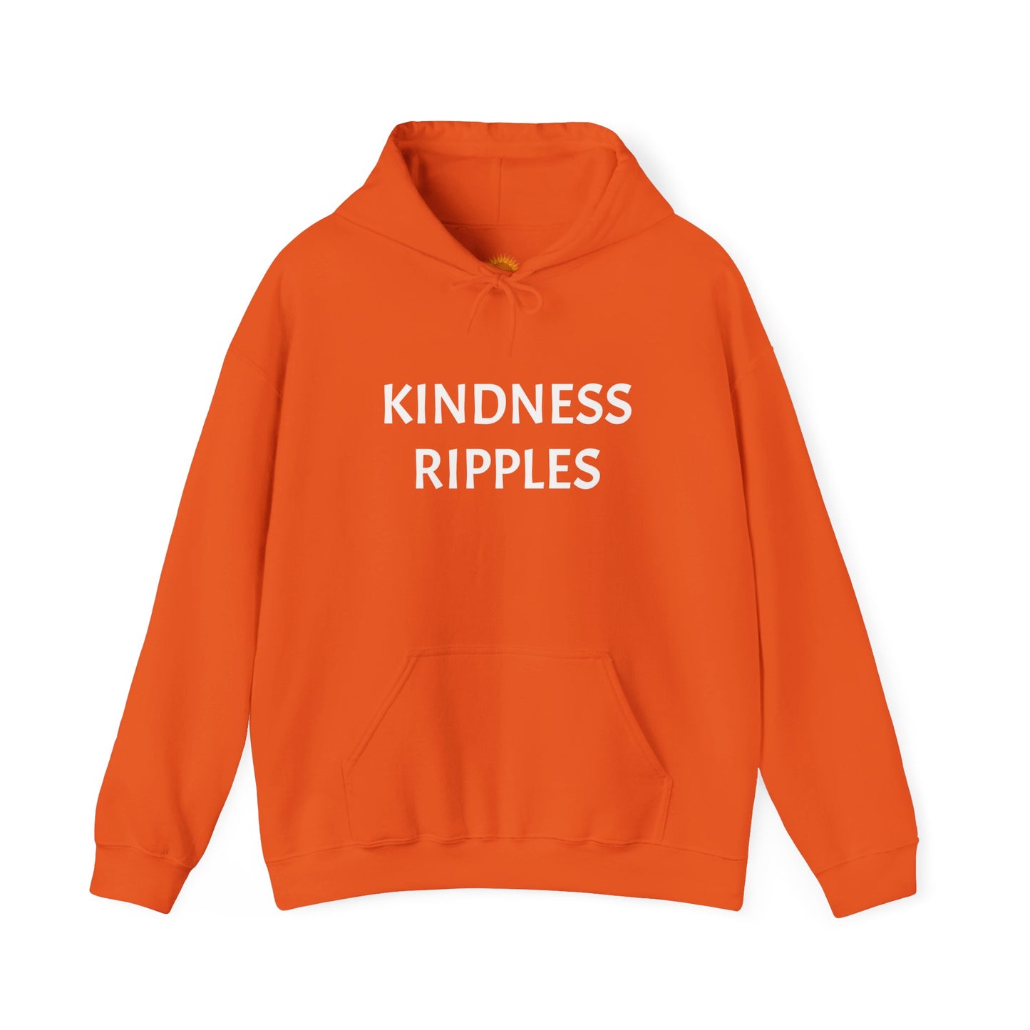 Kindness Ripples Unisex Heavy Blend Hooded Sweatshirt - Cozy and Inspiring Gift