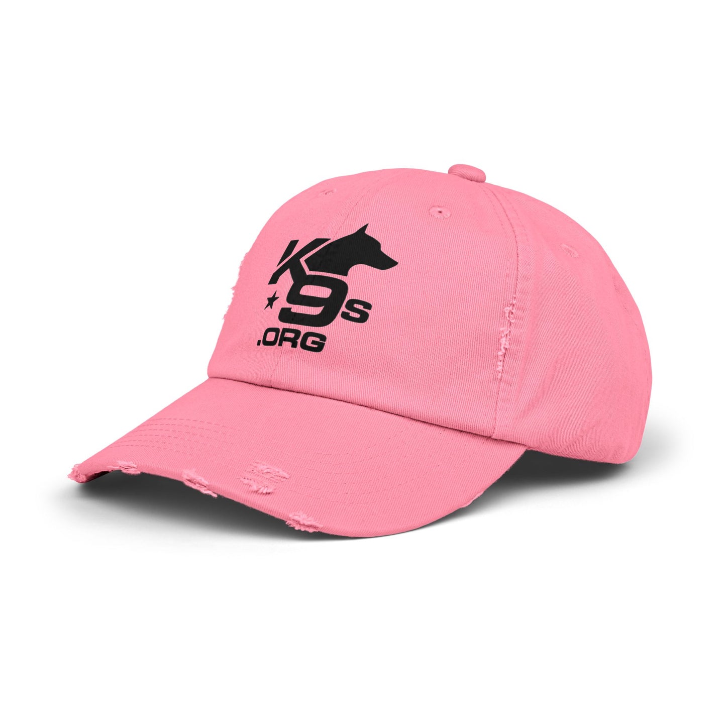 K9s.org Distressed Baseball Cap – Tactical Dog Rescue Logo Hat