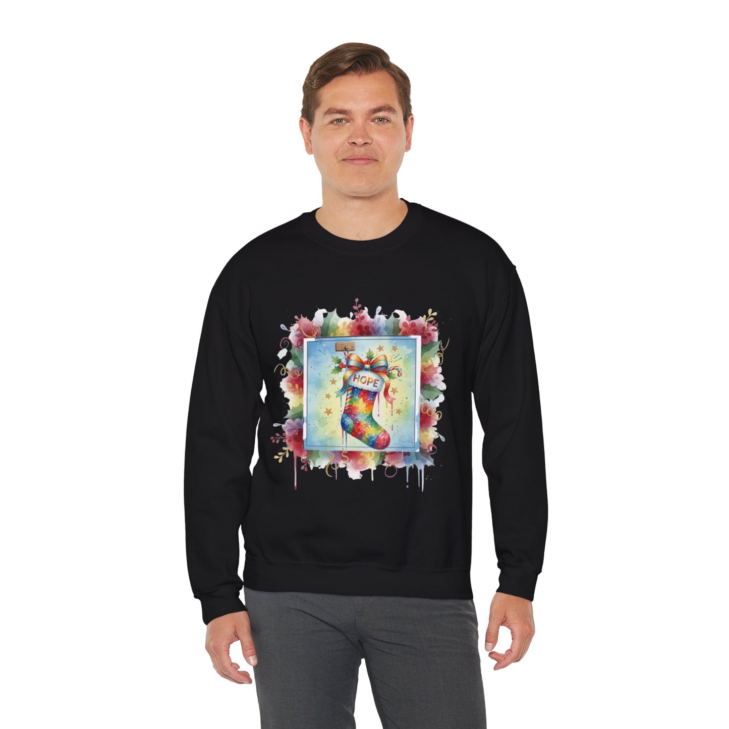 Hopeful Holiday Crewneck Sweatshirt
